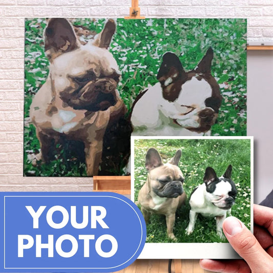 Customised Design (Paint Your Own Photo) - 40x50cm Canvas
