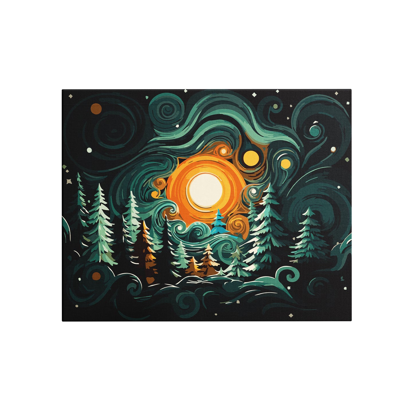 Celestial Pines - Paint By Numbers Kit (24 Colours)