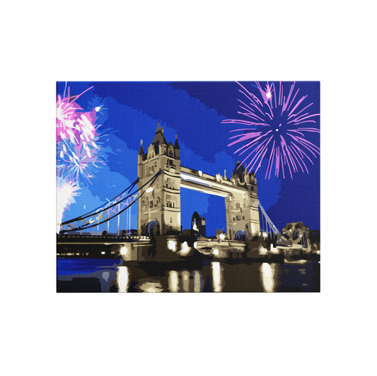 Tower Bridge - Paint By Numbers Kit (24 Colours)
