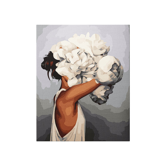 Flower Girl 2 - Paint By Numbers Kit (36 Colours) - Pre-Order