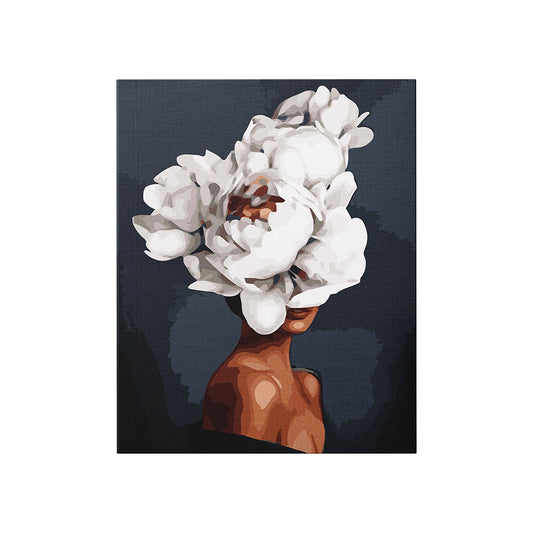 Flower Girl 3 - Paint By Numbers Kit (36 Colours) - Pre-Order