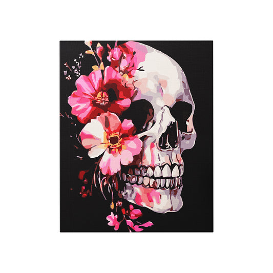Floral Skull - Paint By Numbers Kit (24 Colours)