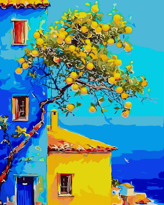 Lemon Tree - Paint By Numbers Kit (36 Colours) - Pre Order