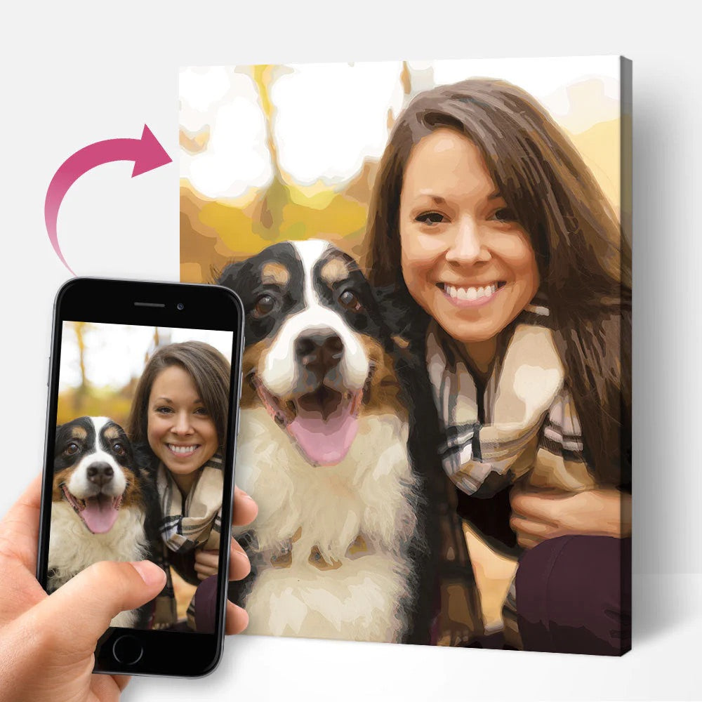 Paint Your Own Photo - 40x50cm Canvas