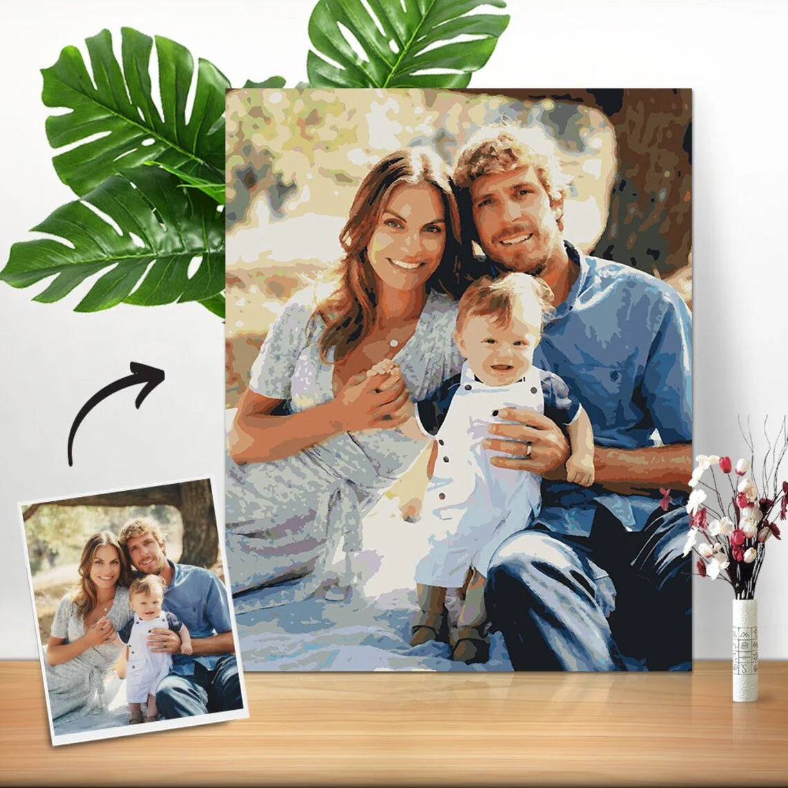 Paint Your Own Photo - 40x50cm Canvas