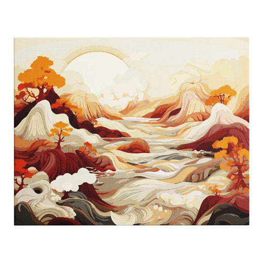 Desert Drift - Paint By Numbers Kit (36 Colours)