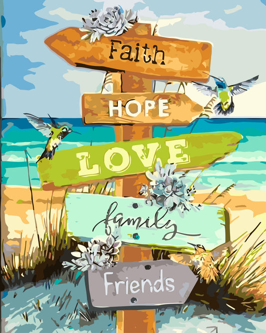 Family Values - Paint By Numbers Kit (36 Colours) - Pre Order