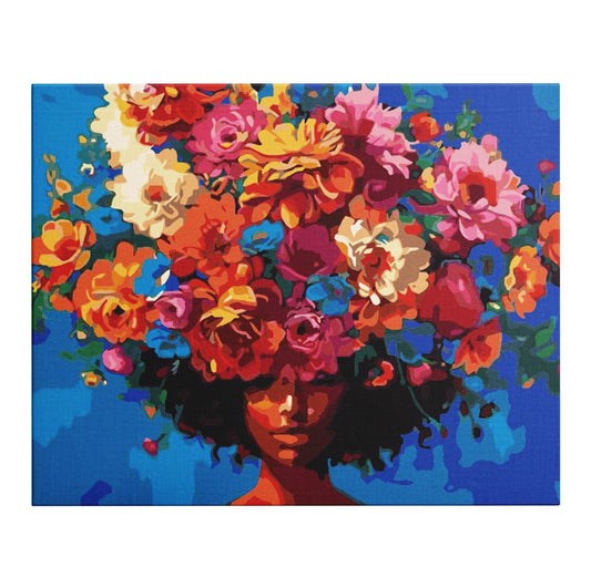 Flora Crown - Paint By Numbers Kit (36 Colours)