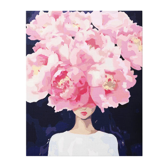 Floral Eclipse - Paint By Numbers Kit (36 Colours)