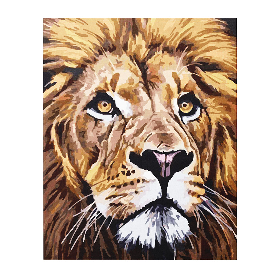 King Leo - Paint By Numbers Kit (36 Colours)