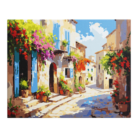Mediterranean Stroll- Paint By Numbers Kit (36 Colours)